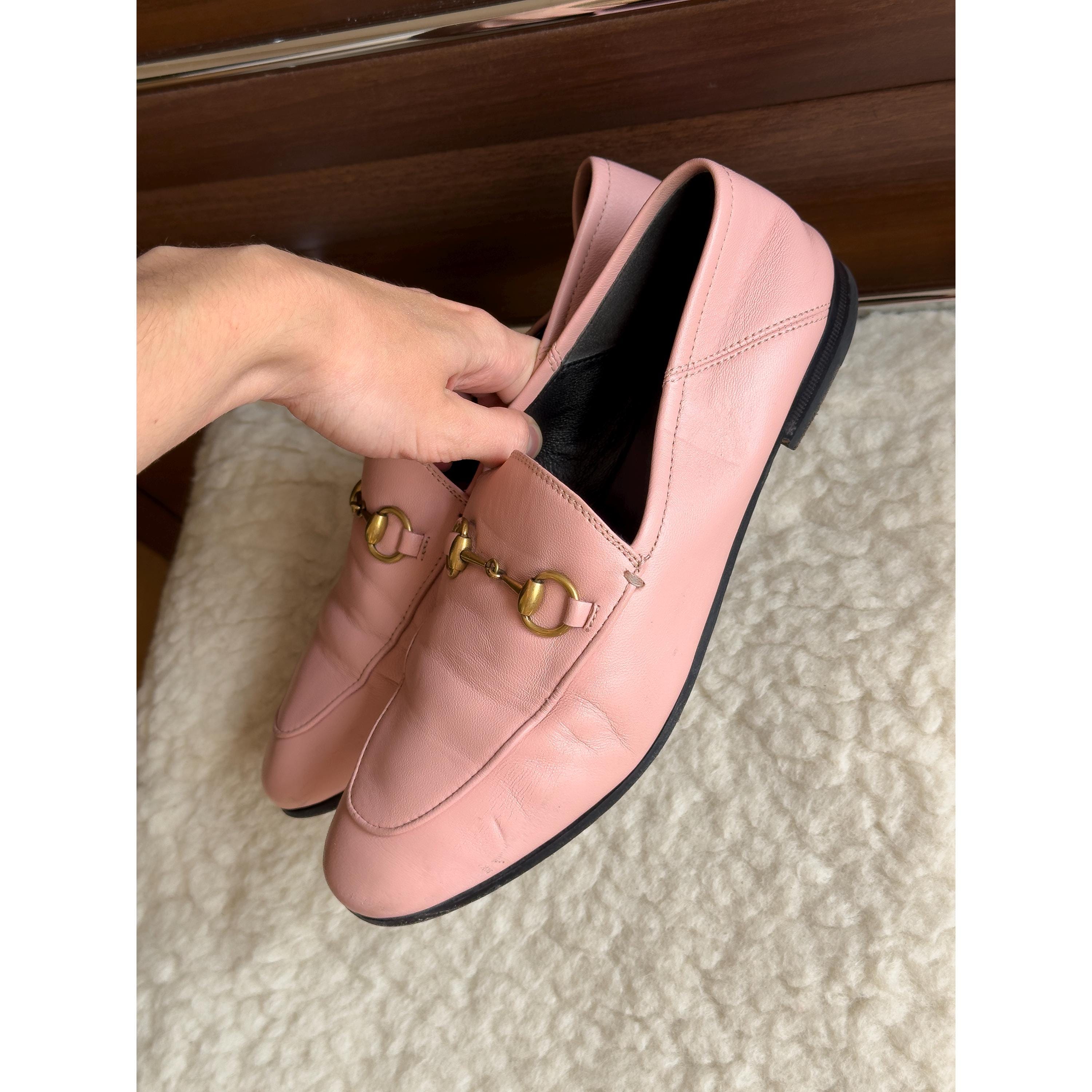 GUCCI ブリクストン レザー ローファー モカシン ローファー