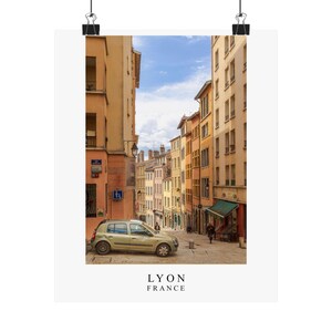 Lyon City Print Lyon City Poster Lyon Wall Art Lyon Art Print Minimalist Lyon Art Work Lyon Travel Print Lyon France Print Lyon Gift Art