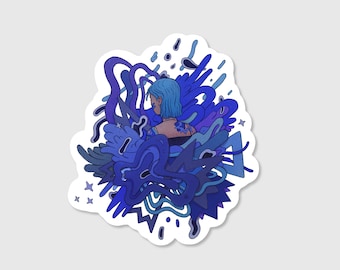 Only Blue Sticker