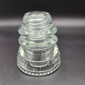 Hemingray 42 Clear Vintage Glass Insulator