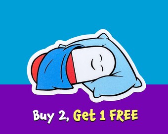Sleeping Pill Sticker | Funny Medication Art