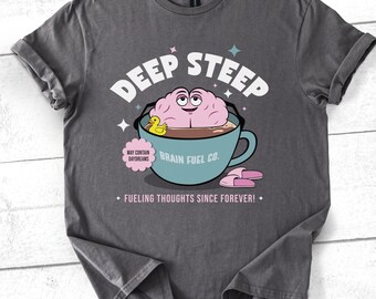 Chill Brain Coffee T-Shirt: Funny Foodie Tee