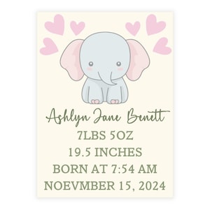 Lots de cartes postales, Faire-parts coeur de bébé éléphant, Enveloppes incluses, Cadeau de baby shower, Cadeaux nouveau-né, Faire-parts sexe, Fête