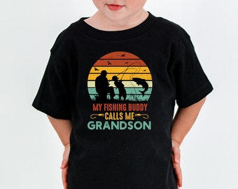 Enkel Angeln Buddy Jugend-T-Shirt: Geschenk für Enkel