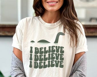 Nessie Lochness Monster Tee I Believe Cryptids Shirt