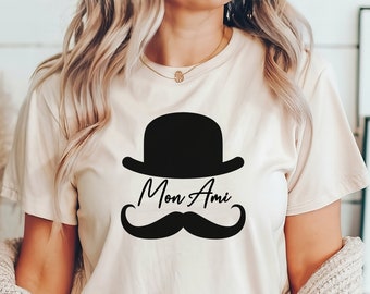 Agatha Christie Unisex T-Shirt: Mon Ami Book Lover Gift Belgium Detective