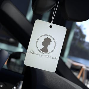 Book Lover Car Air Freshener, Literary Scented Auto Freshener, TV Show Inspired Fragrance, Unique Gift for Readers, Car Accessories