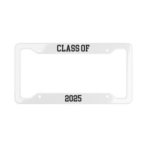 Custom License Plate Frame, Graduation Gift, Class Year, Personalized Car Accessory, Auto Decoration, Unique Present