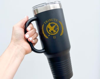 Kubek termiczny Tribute 12, kubek 40 uncji, prezent dla miłośnika książek i filmów