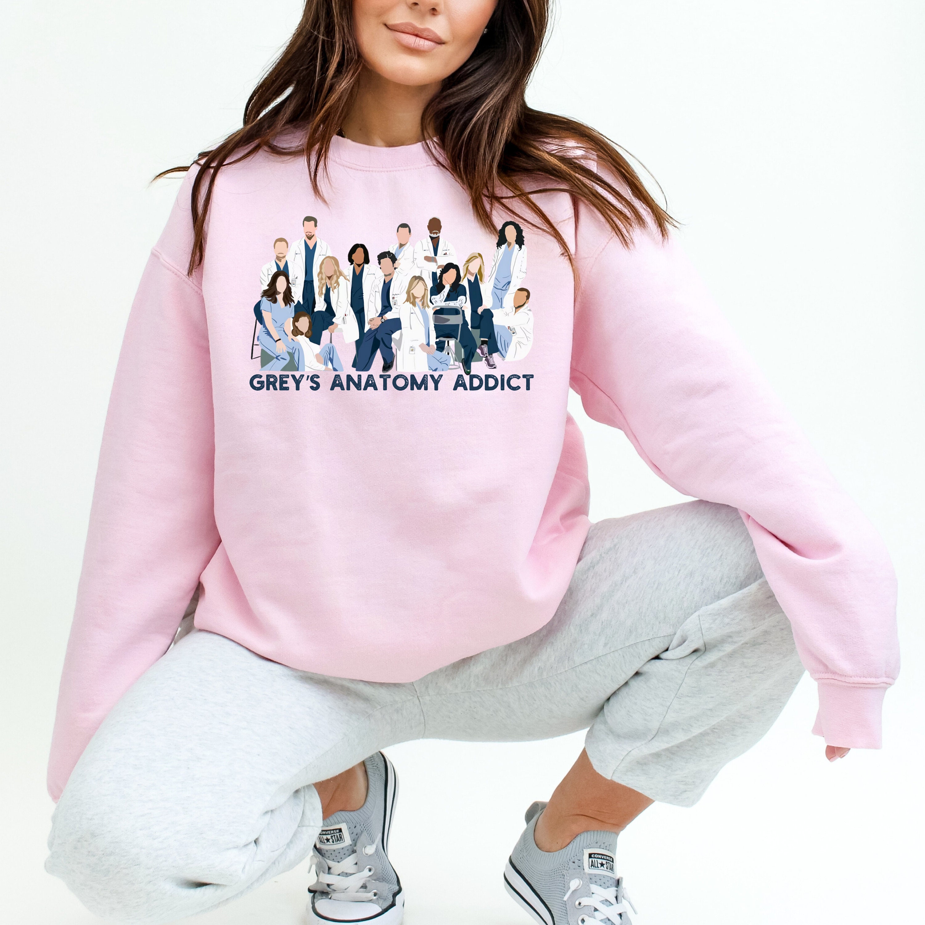 Grey's anatomy addicted sweatshirt deals
