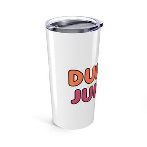 Dunkie Junkie Coffee Lover Tumbler 20oz, Donuts Cup, Travel Mug, Beverage Container, Insulated Tumbler zdjęcie 4