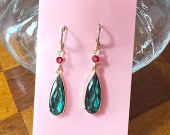 Moving Castle Earrings: Gold Plated Anime Fan Gift