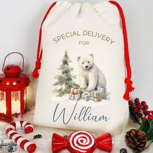Personalized Christmas Bag Custom Xmas Bag Christmas Custom Santa Sack Personalized Santa Sack Christmas Gift Bag Sack Gift Bag for Kids
