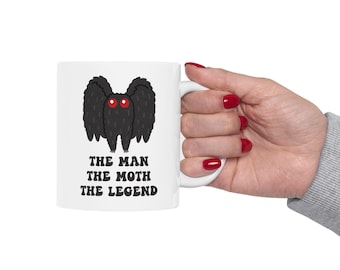Mothman Coffee Mug: Cryptid Lover Gift