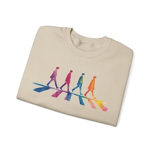 Abbey Road Sweatshirt, Music Lover Gift, Music Fan Apparel, Unisex Pullover Jumper, Novelty Retro Inspired Top