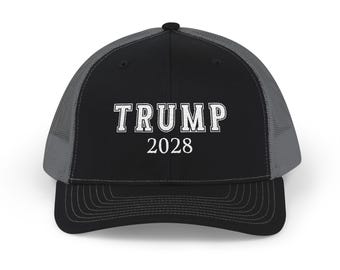 Funny Trump 2028 Trucker Cap: Political Statement Hat