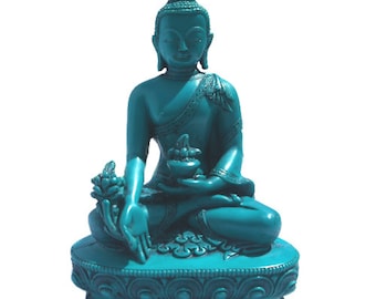 6 Inch Medicine Buddha Statue | Healing Buddha Figurine | Spiritual Gift for Meditation & Wellness