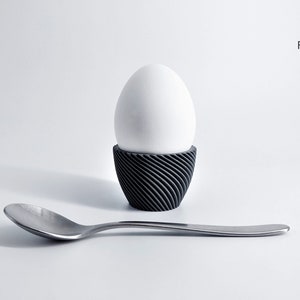 3D Printed Egg Cup STL File: Modern Kitchen Decor (Bambu Studio 3MF) image 8