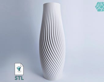 Floor Vase STL to download and 3D print | Stl File For 3D Printers |  Homedecor Vase &quot;Meek&quot;