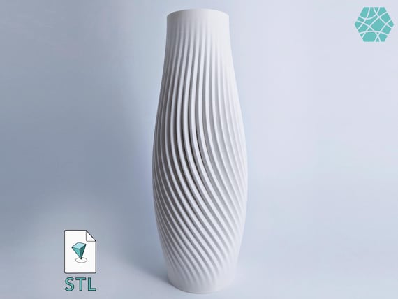 Floor Vase STL to download and 3D print | Stl File For 3D Printers |  Homedecor Vase "Meek"