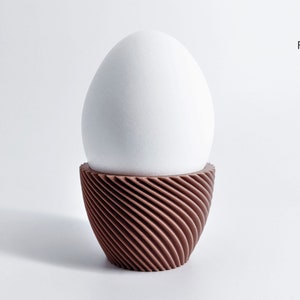 3D Printed Egg Cup STL File: Modern Kitchen Decor (Bambu Studio 3MF) image 4
