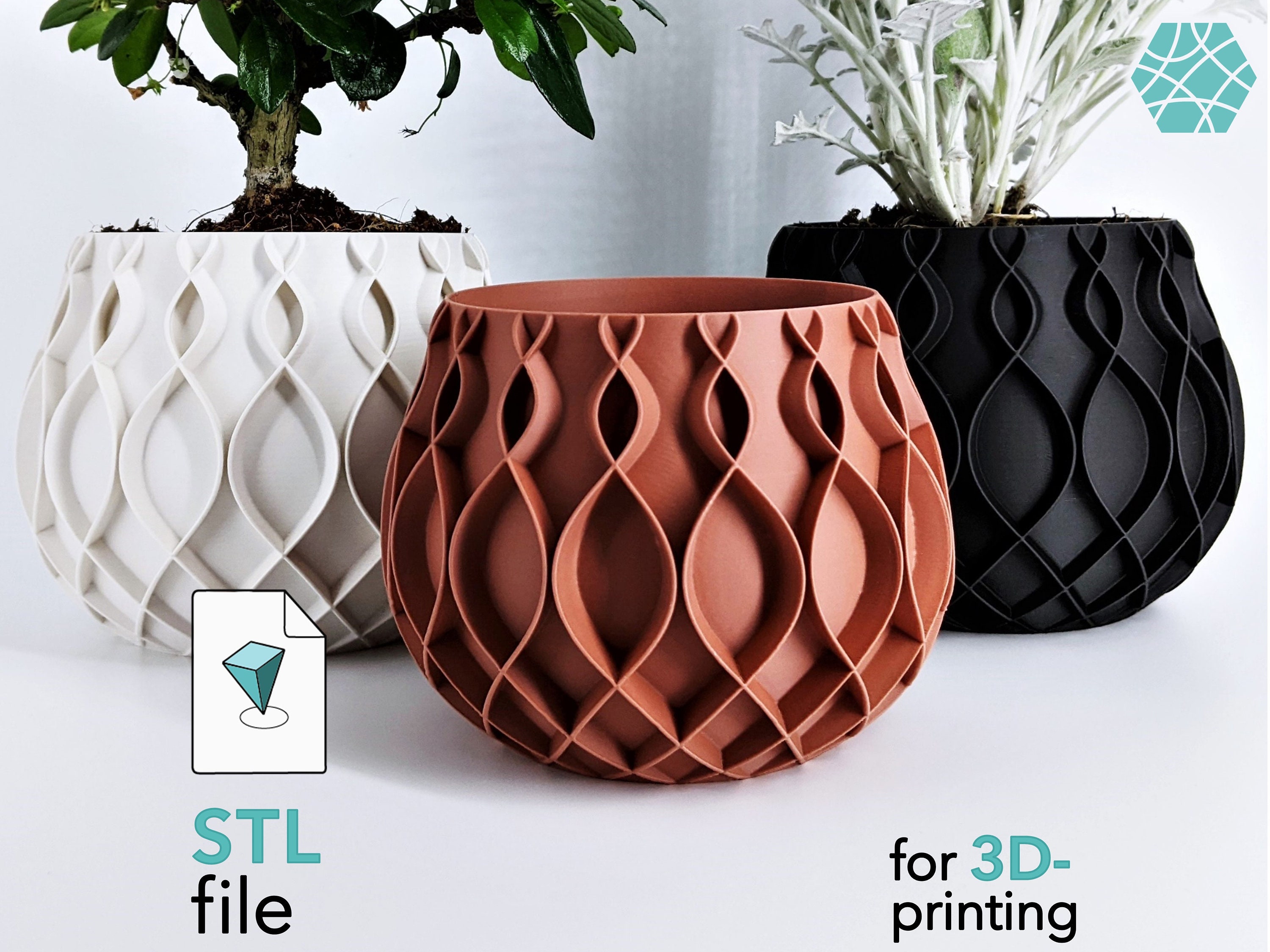 STL file Louis Vuitton Planter Vase Bag 3D Printing 3D print model