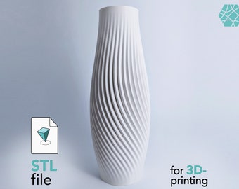 Floor Vase STL to download and 3D print | Stl File For 3D Printers |  Homedecor Vase "Meek"