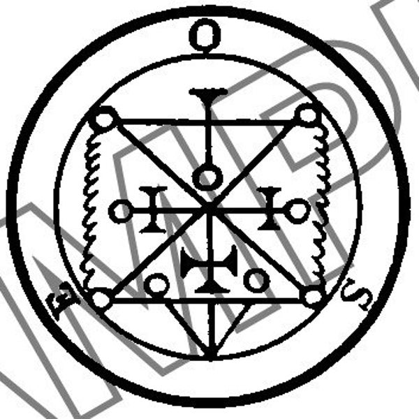 Seal of Ose SVG 57th Demon Ose Sigil SVG Goetia Demon SVG Occult Magic Circle svg Summoning Circle svg File