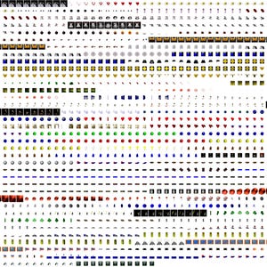Más de 6000 GIF de correo electrónico de los años 90 Cartas Cultura de oficina Objetos Números Café Corazones Emoticones Símbolos