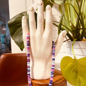 Purple, Pink, & Blue Necklace