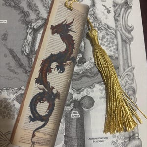 Dragon page book mark