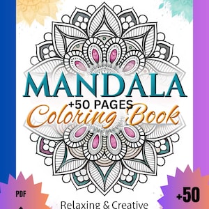 Beautiful Mandala Coloring Pages, Printable Coloring Pages, Mandalas, Adult Coloring Pages, Printable Coloring Sheets, Stress Relieve