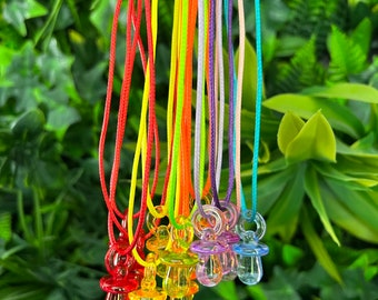 Colourful dummy necklaces