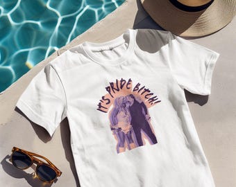 It’s Pride Bitch T-Shirt Madonna Britney Kiss Graphic Tee Queer Pop Culture Shirt 2000s Y2K Pride Tee Funny LGBTQ Shirt