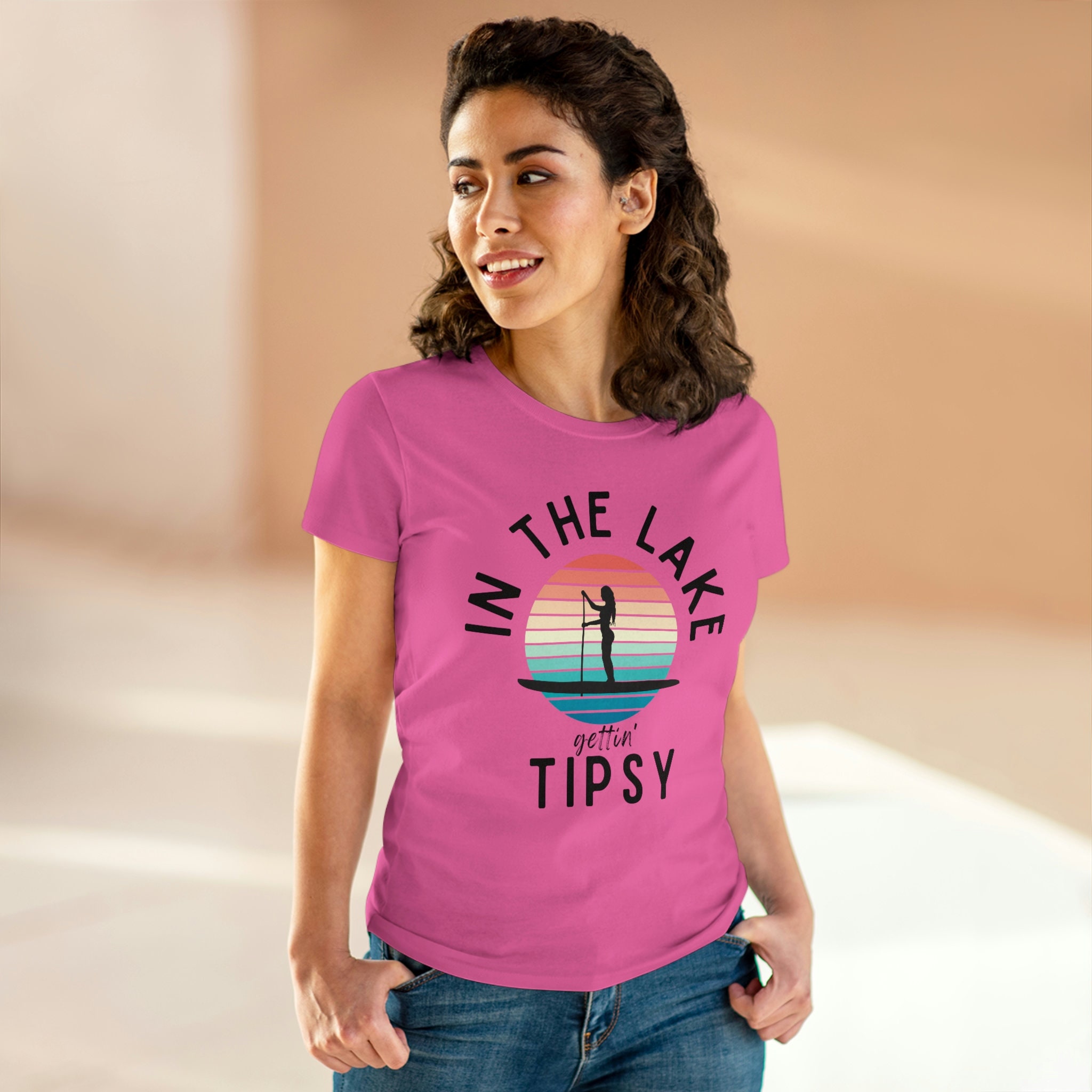 In the Lake Gettin' Tipsy Women's Racerback T-shirt - Etsy