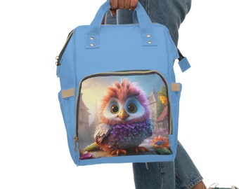 Cute Baby Bird Multifunctional Diaper Backpack: Style and Convenience in One