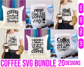 Coffee svg bundle, sarcastic quote bundle, coffee sticker, funny svg files, mug svg bundle, caffeine, coffee sayings png, tumbler wrap