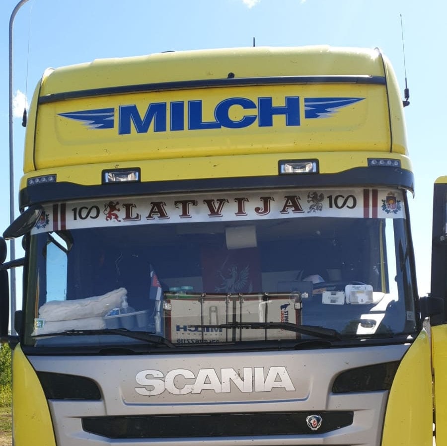 HO camion Accessoires cabine Scania CR avec déflecteurs de fumée courts