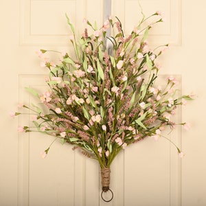 26"Front door spring every day Daisy pink Swag weddings Birthday gifts, moving gifts, gifts for friends