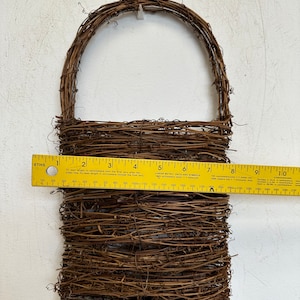 Front door Basket Grapevine wreaths for front door wreaths Baskets for Door, Outdoor Decor, Door Wreaths, Every day Decor, Gift image 2