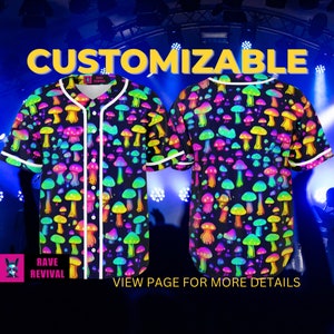 Camisa rave personalizável cogumelos psicodélicos roupa rave personalizável camisa rave masculina camisa rave feminina camisa rave masculina roupa rave presente personalizado