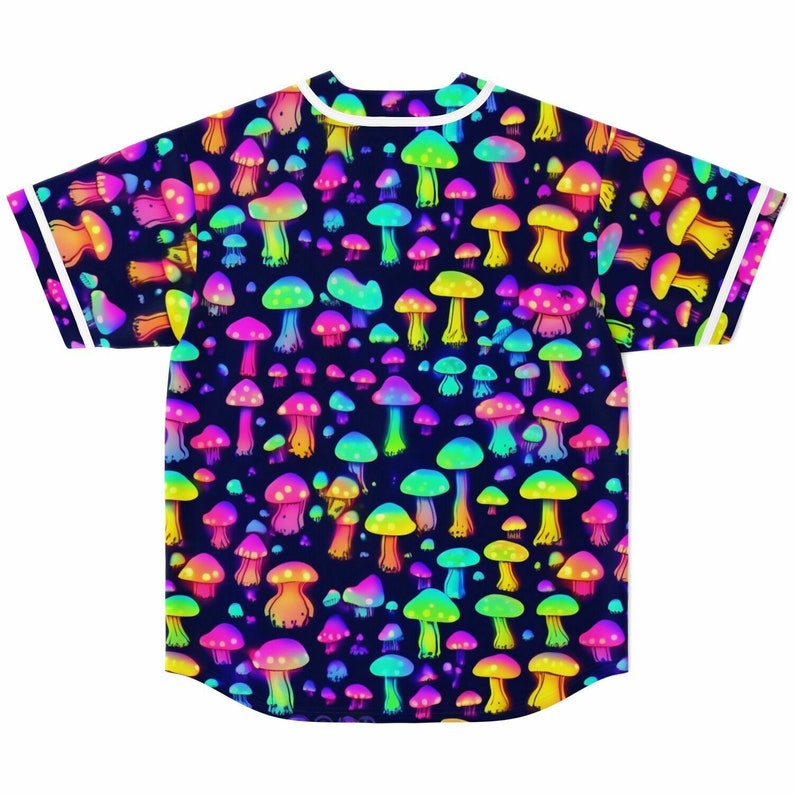 Rave Jersey Customizable Psychedelic Mushrooms Customizable Rave Outfit ...