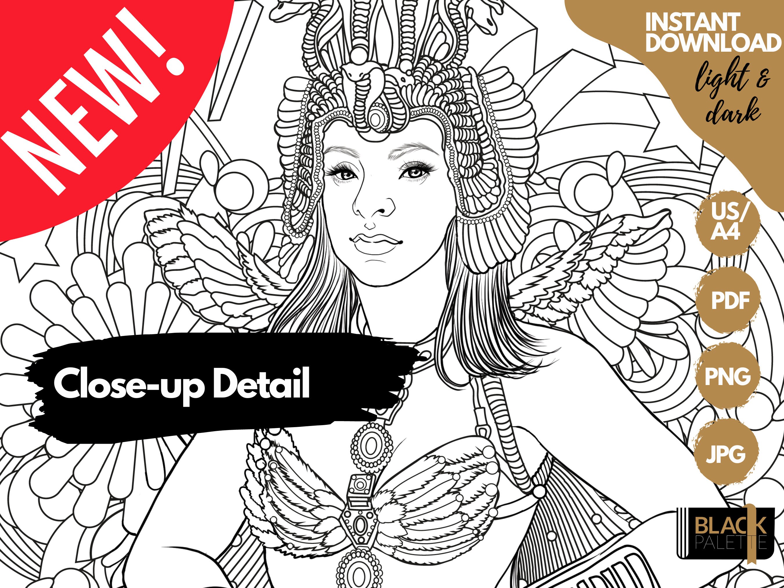 fantasy-coloring-page-anime-coloring-page-digital-download-adult