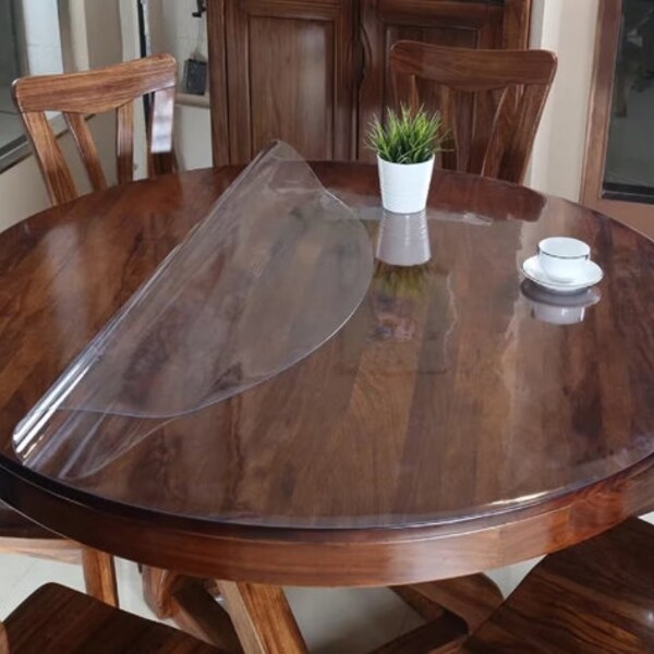 Clear Table Protector Etsy