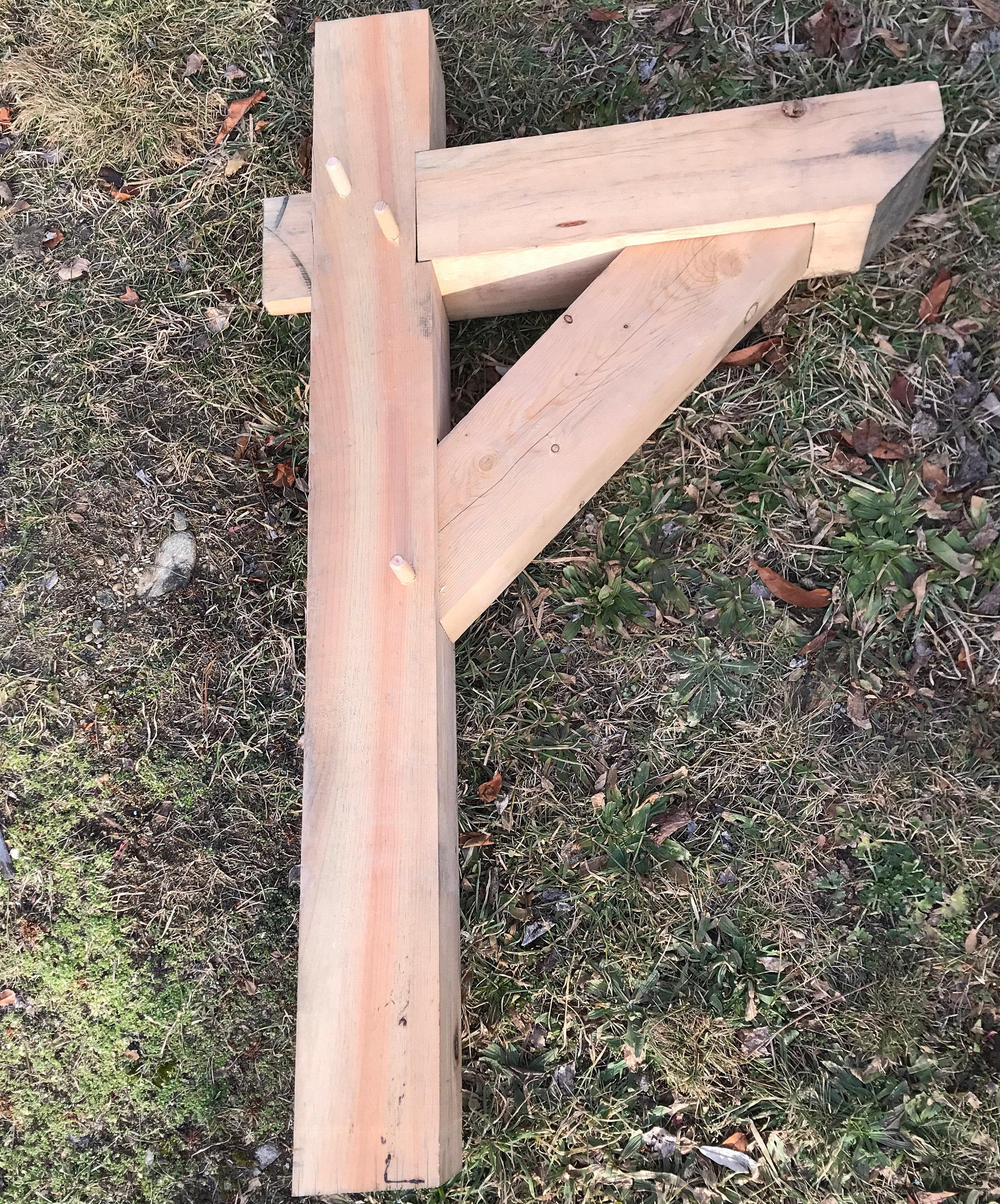 Timber Frame Mailbox Post - Etsy
