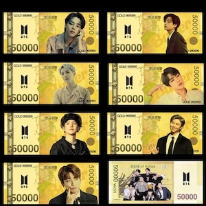 BTS: 24k South Korean Won Gold Note