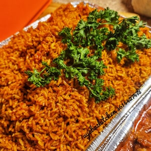 Party jollofrice/Smokey jollofrice/ African jollofrice -Jollofrice