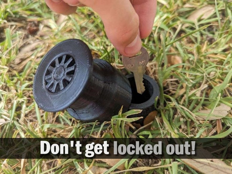 Realistic Sprinkler Key Hider/holder, Water Resistant, Protection From