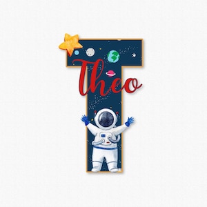 Letrero de madera con nombre personalizado de Astranout, decoración de pared de madera con nombre para habitación de niños y guardería, letrero de madera personalizado para habitación de niños