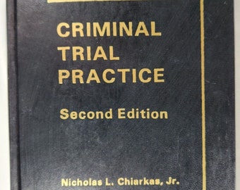 1988 Alabama Criminal Trial Practice Second Edition Supplement 1990 Chiarkas